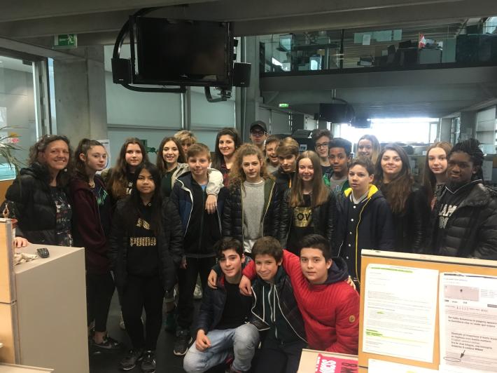 La 3&deg; D della scuola Toscanini visita la Gazzetta 