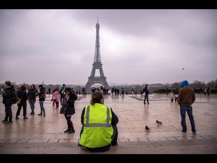 Europee: Gilet gialli sotto 1%