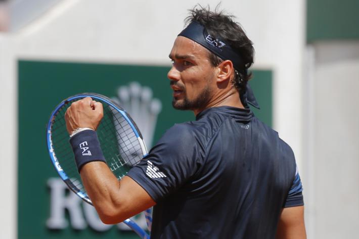 Roland Garros, Fognini batte Bautista e vola agli ottavi