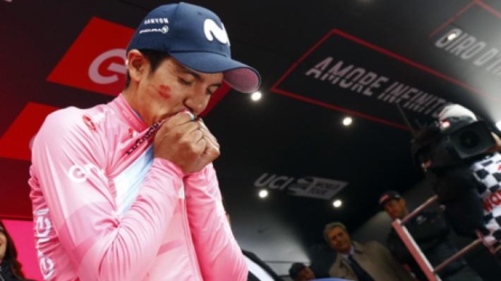 Richard Carapaz si sente tranquillo