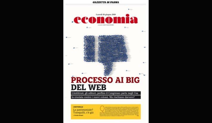 L'inserto economia: processo  ai colossi  del web