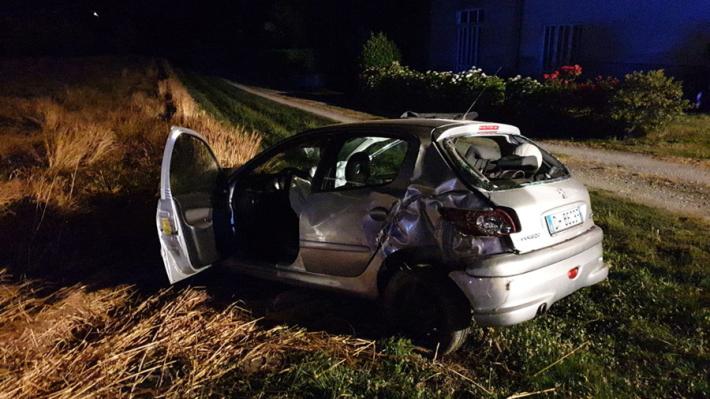 Tamponamento nella notte sulla provinciale per Neviano