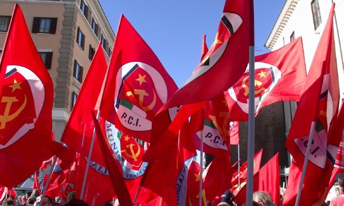 Mozione contro il comunismo, manifestazione della sinistra