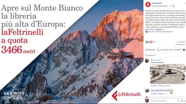 Apre laFeltrinelli 3466, la libreria piu' alta d'Europa