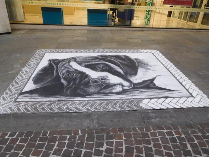 Arte di strada in via Cavour 