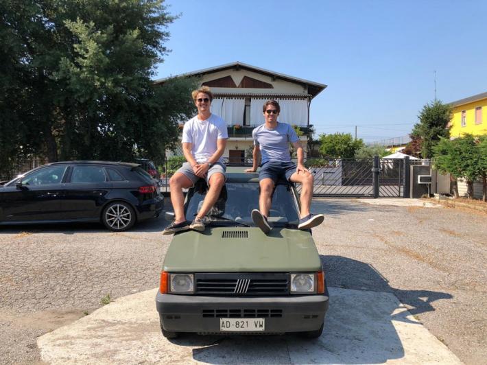 Due Giulio e una Panda: avventura benefica di 13mila km