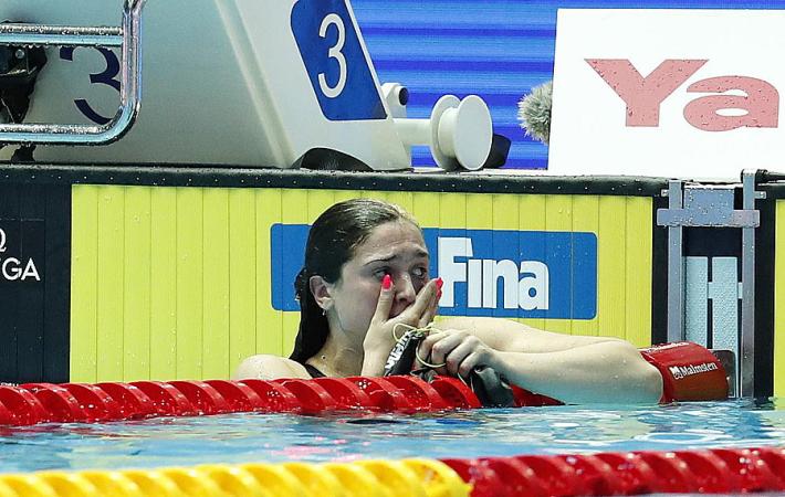 Mondiali, a 14 anni Benedetta Pilato medaglia d'argento nei 50 rana 