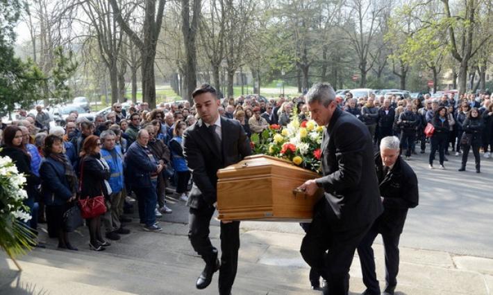 L'addio a Fadda.  &laquo;Giovanni adesso &egrave; insieme a Dio&raquo;