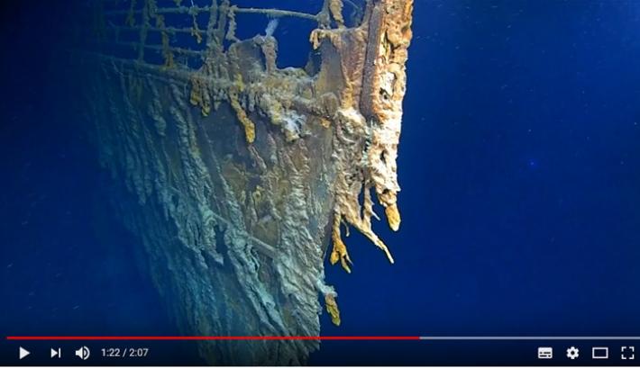 Immagini inedite del Titanic in alta definizione: si sta sgretolando - Video