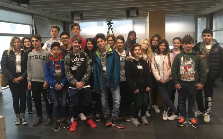 La  3' A di Medesano  in visita