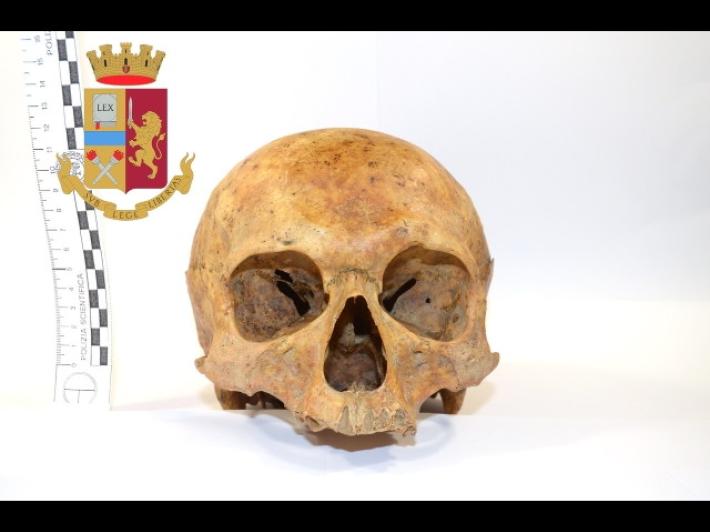 Teschio in  un 'altare' a casa, tre denunce a Piacenza