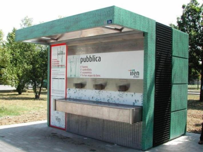 Parco ex Eridania, riparazioni in corso alla casetta dell'acqua