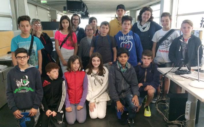 La 2A di Mezzani in visita