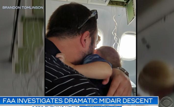 Panico sull'aereo: discesa di 9mila metri  in 8 minuti. - Video 