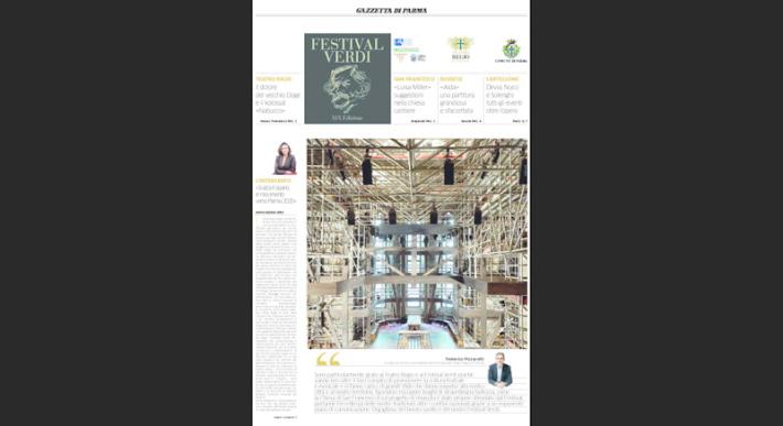 Festival Verdi, domani un inserto di otto pagine    