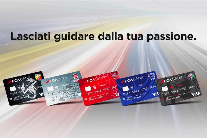 FCA lancia le carte di credito brandizzate