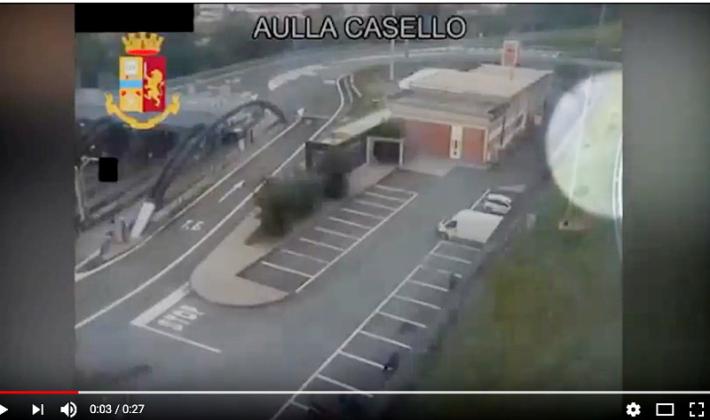 Contromano in A15 e inversione a U: diffuso il video