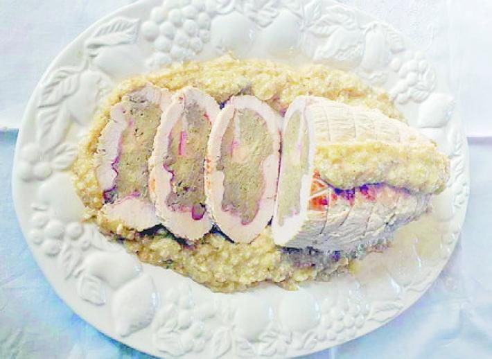 Tacchino, porri  e carciofi: un mix di sapori perfetto