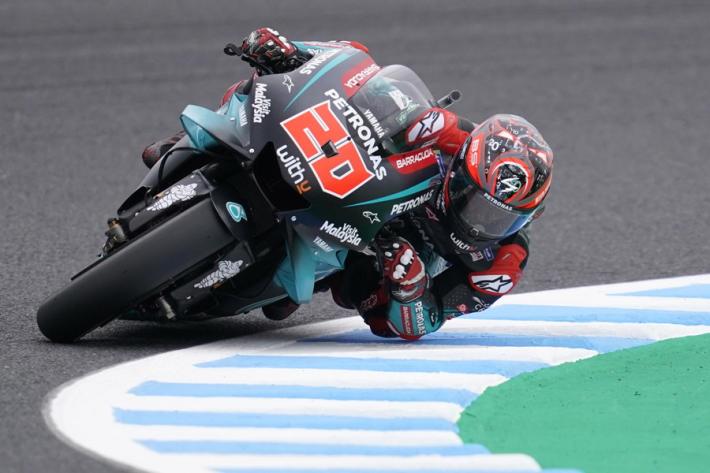 Giappone: Quartararo il pi&ugrave; veloce nelle seconde libere