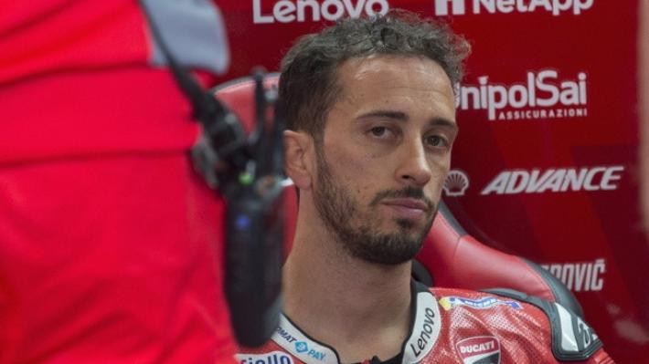 Andrea Dovizioso irritato da un dettaglio