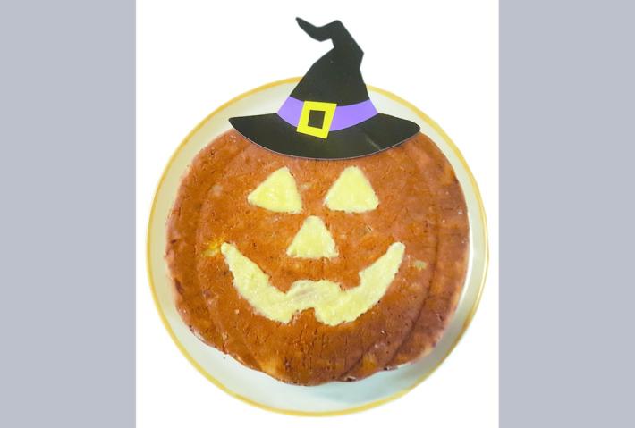 Torta smeraldina alla zucca, l'ho pensata per salutare Halloween