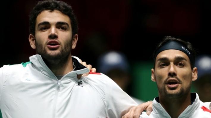 La coppia Fognini-Berrettini tiene viva l'Italia