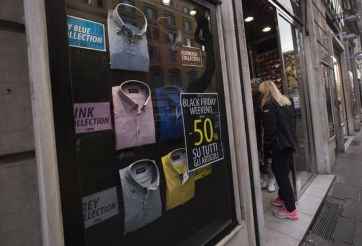 Per il 'black friday' gli italiani spenderanno in media 116 euro