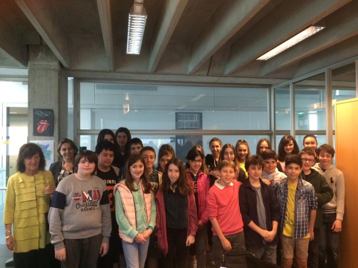 La 2B della Fra' Salimbene in visita