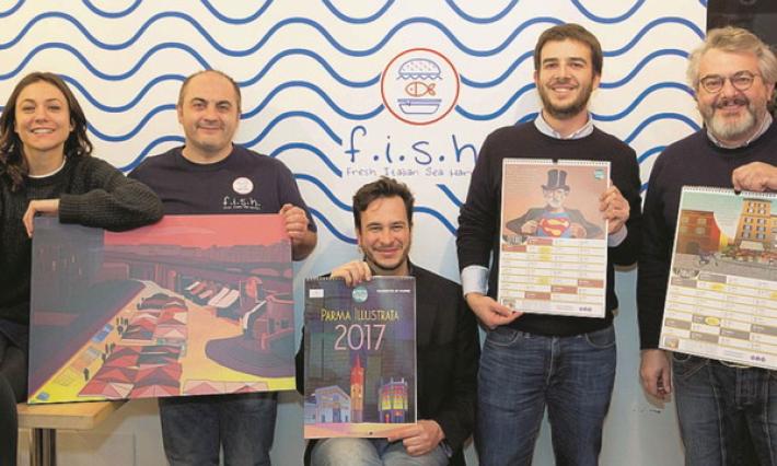 I dodici mesi illustrati della Parma pi&ugrave; bella