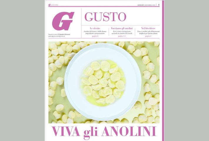 Domani un  &laquo;Gusto&raquo; carico di anolini