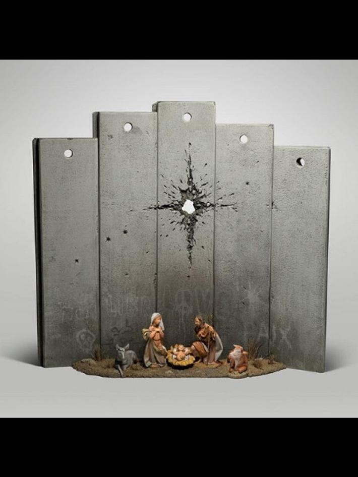 A Betlemme la 'cicatrice  di Banksy