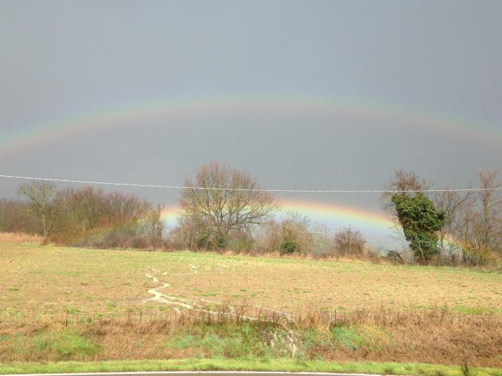 Arcobaleno a Scipione Ponte