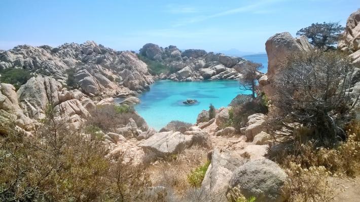 Polinesia? No... "Tahiti" di Cala Coticcio a Caprera (Sardegna)