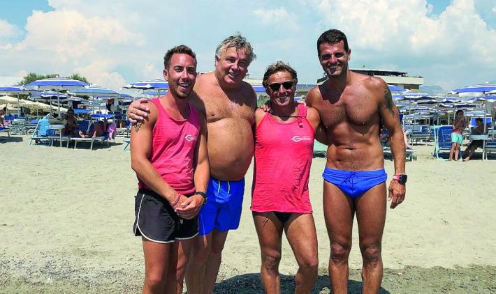 Il presidente della Croce Bianca di Busseto salva un bagnante colpito da infarto