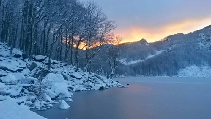 Neve: 20 centimetri  al Lago Santo