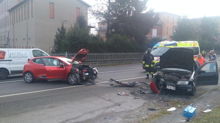 Spettacolare incidente a Cascinapiano