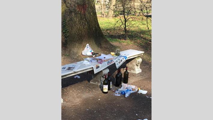 Parco Ducale, e adesso chi sparecchia?