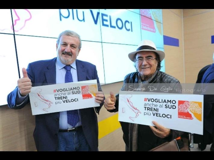 Al Bano testimonial alta velocit&agrave; al Sud