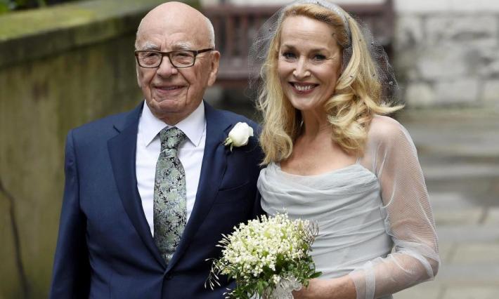L'editore Rupert Murdoch si sposa le quinta volta a 92 anni