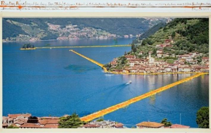 Tutto pronto per inagurazione Floating Piers di Christo