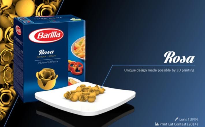 Barilla annuncia la rivoluzione della pasta in 3D
