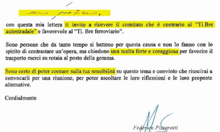 Pizzarotti raccomanda i &laquo;no Ti-Bre&raquo;