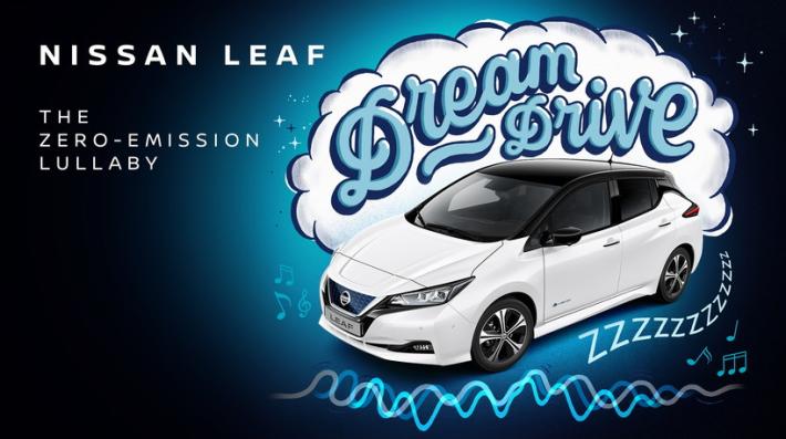 Dream Drive, Nissan inventa su Leaf la 'ninnananna' a zero emissioni