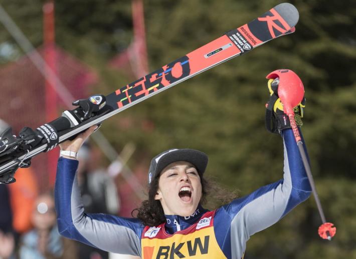 La  Brignone vince la combinata e supera la Shiffrin