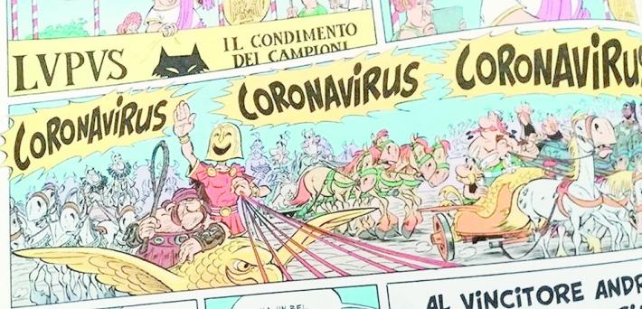 Fumetti  Quando &laquo;Coronavirus&raquo; era il perfido rivale  di Asterix