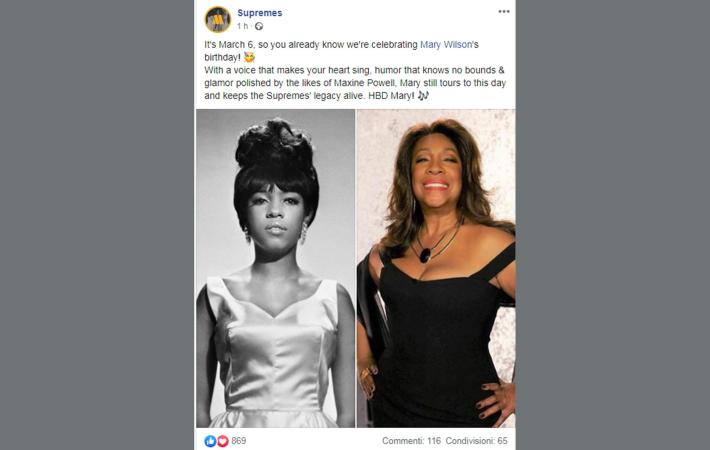 Addio a Barbara Martin, voce dimenticata delle Supremes