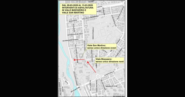 Da luned&igrave; e fino al 13 marzo asfaltature nel quartiere Cittadella