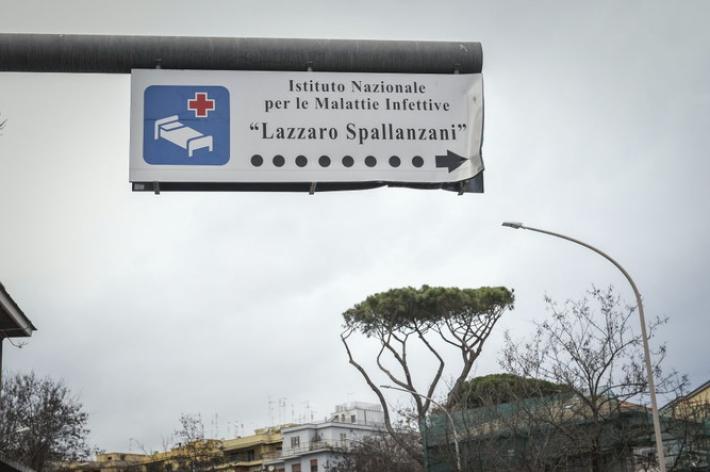 Allo Spallanzani 65 casi di coronavirus, per 9 supporto respiratorio
