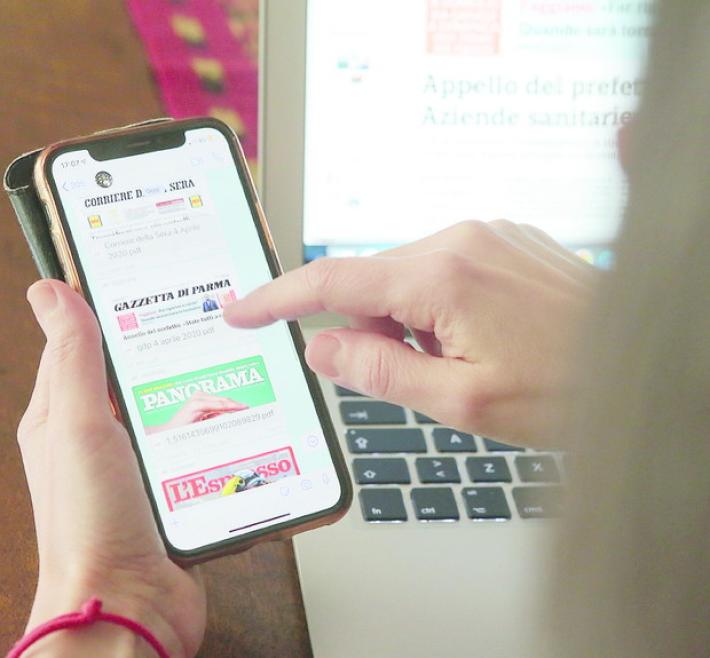 Giornali gratis sui social? Multe salate e fedina penale sporcata