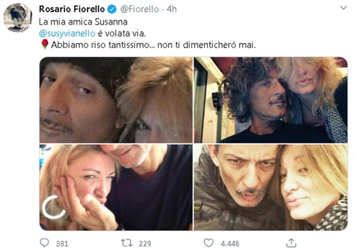 Radio: &egrave; morta la speaker Susanna Vianello, Fiorello "Non ti dimenticher&ograve;"
